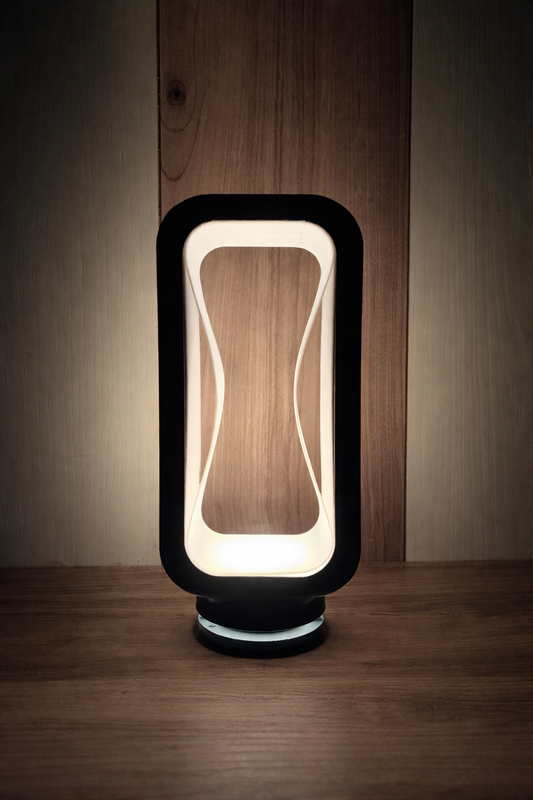 Decorative infinity LED lamp for bedroom decor